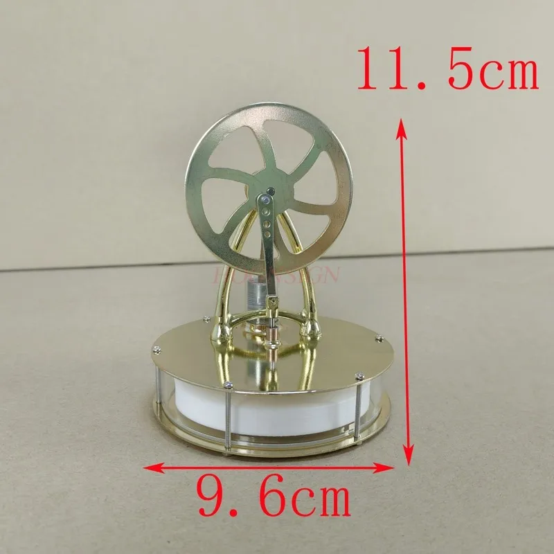 Imagem -06 - Low Temperature Mini Air Stirling Engine Modelo do Motor Chegada de Vapor de Calor Aço Inoxidável Brinquedo Educativo Kit Experimental Científico