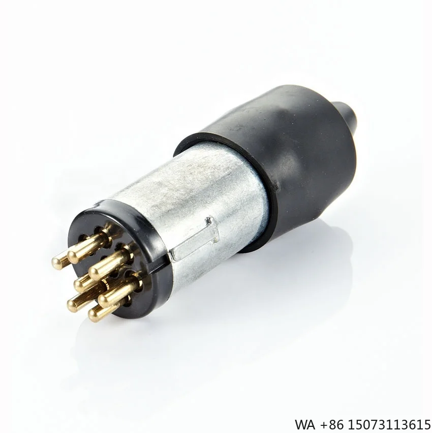 オーストラリア製小型丸型7ピン-トレーラープラグ-亜鉛製7ウェイ-トレーラーコネクター-農業機械、トラック、トラクター、ボート用