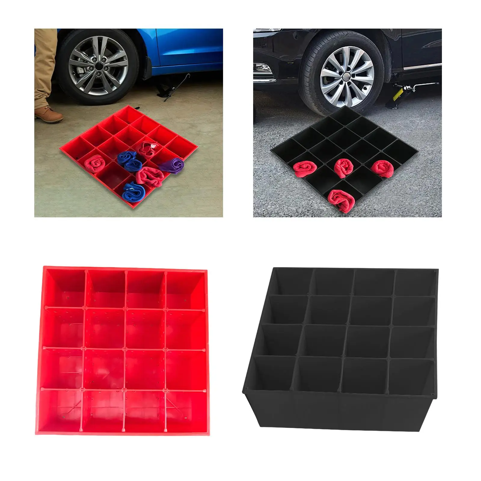 

Auto Wash Towel Organizer Wall Mount Auto Detailing Towel Holder for Car Care