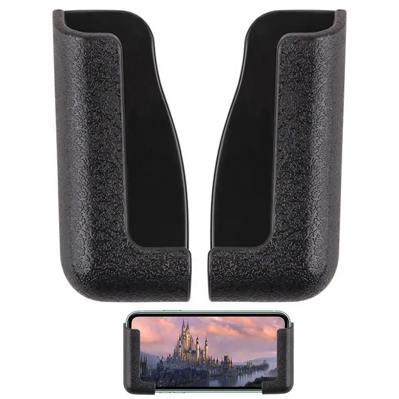 

1 пара самоклеящихся держателей для телефона на приборной панели, черный, белый цвет, GPS-кронштейн, подставка, клейкое крепление на приборную панель, автомобильные аксессуары