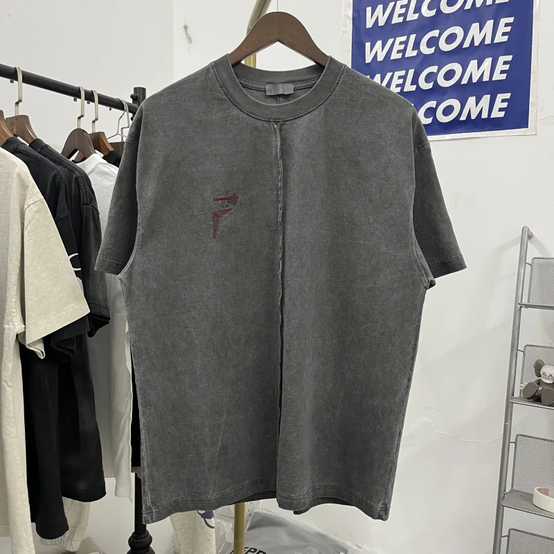 

Thug Club Waed Vintage Heavyweight American High Street Drape Deconstructed ort Sve T-irt for Youth