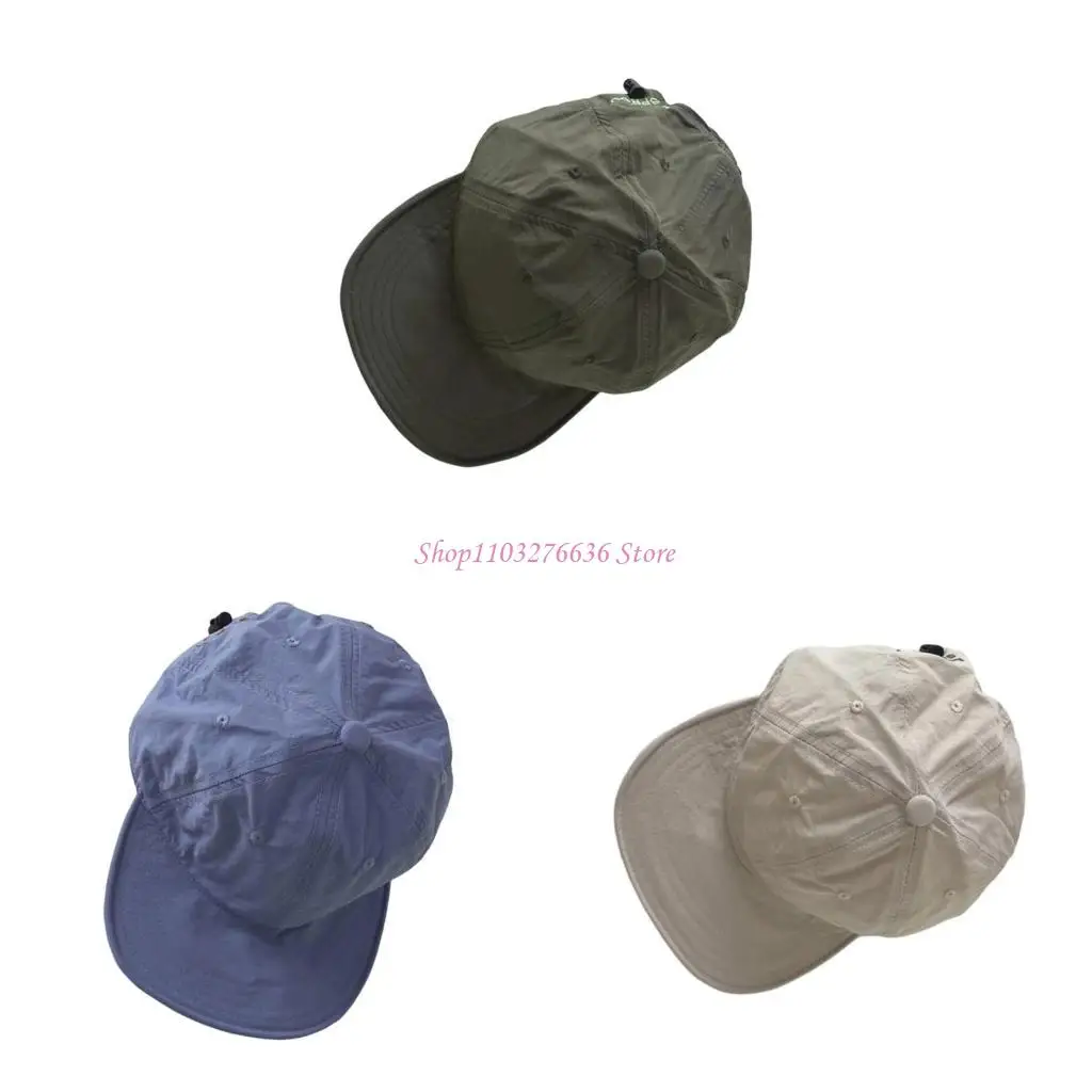 

R6FD Breathable Quick Drying Baseball Caps Children UPF50+ Sun Nylon Kids Baseball Caps Comfortable Hat for Kids