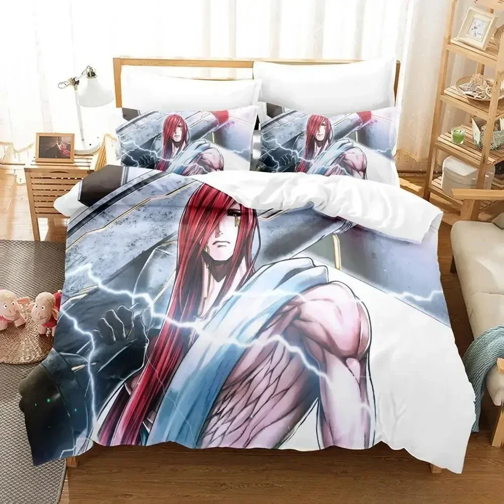 

Record of Ragnarok Bedding Set Printed Bed Set With Pillowcase Duvet Cover Soft Queen King Size Bedclothes Home Bed Sheet Set
