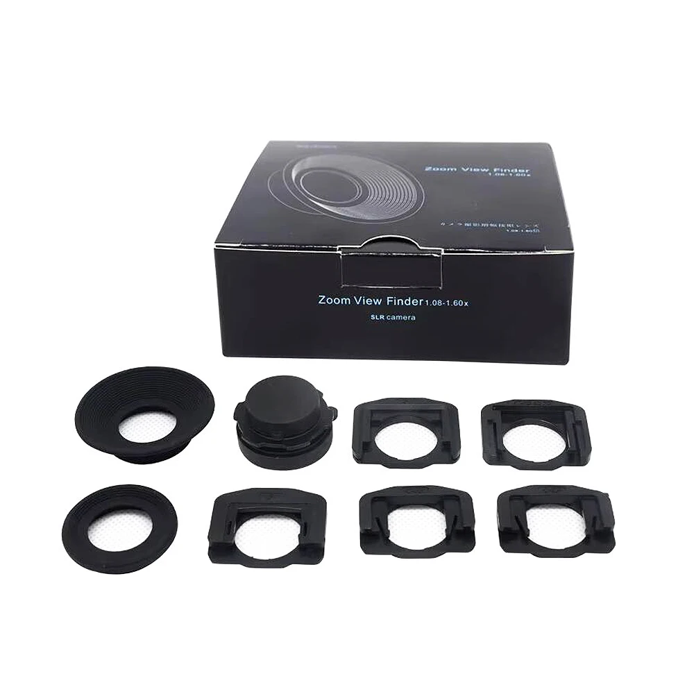 Mcoplus 1.08x-1.60x Zoom Viewfinder Eyepiece Magnifier for Canon Nikon Pentax Sony Olympus Fujifim Samsung Minoltaz Sigma