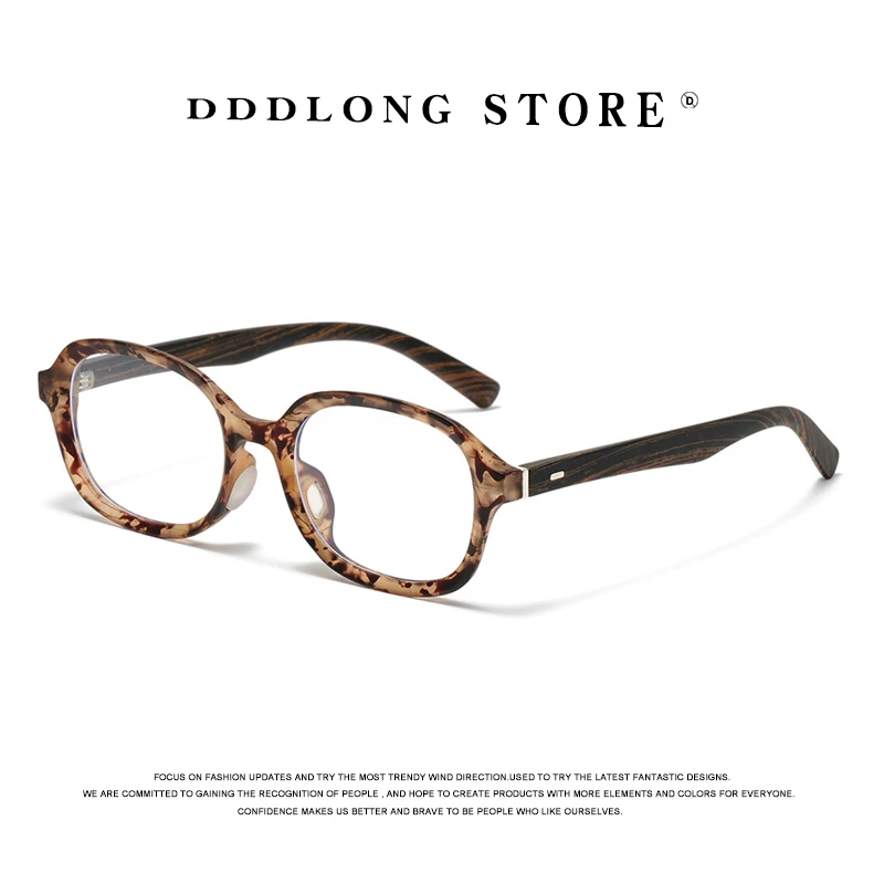 

DDDLONG Anti Blue Light Dioptra Glasses Tr90 Prescription Eyeglasses Frame For Women Optical Lens Can Replaceable Eyewear D512