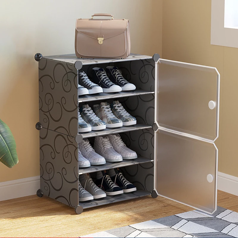 Hallway Shoe Cabinet Storage Plastic Shoe Cabinets Nordic  Shelf Vertical Space Saving Cabinet Saving Interior Hallway Furniture