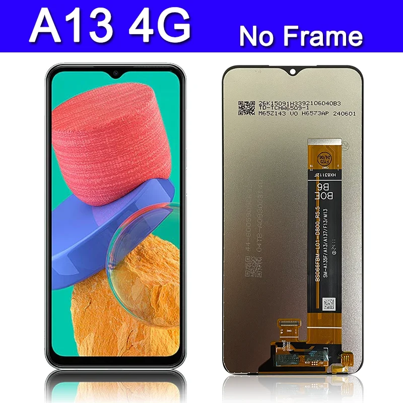 High Quality For Samsung  A13 LTE A135F SM-A135F/DS LCD For Samsung A13 4G A135M A135U SM-A135U1 LCD