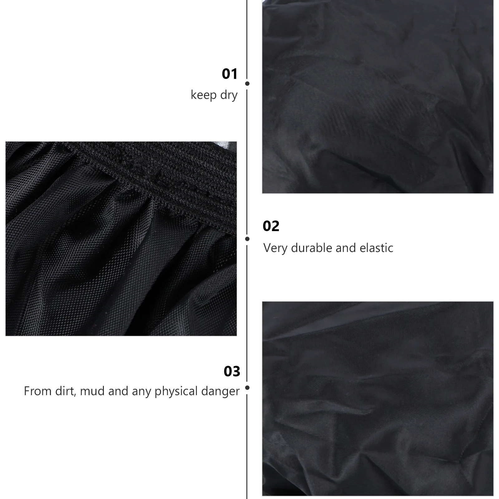 

4 Pcs Bicycle Seat Cover Bike Protector Cushion Outdoor for Rain Waterproof Covers Impermeable