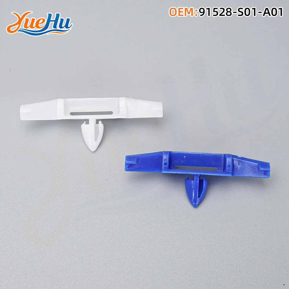 YUEHU 25PCS 91528-S01-A01 For Honda Civic1996-2005 Roof Drip Molding Clip