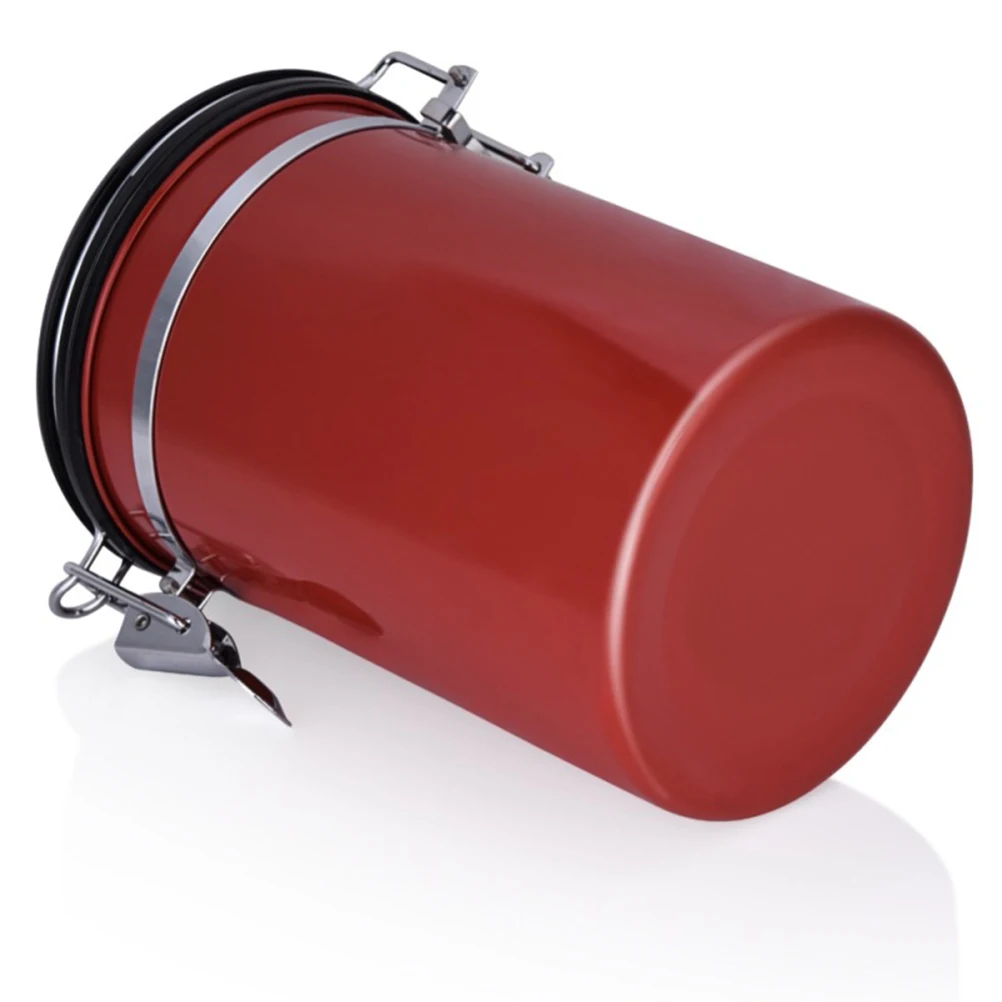 

Stainless Steel Tea Airtight Container Canisters Storage Coffee Beans Tank Sealed Cans Food Bottle Pantry Kitchen Tool