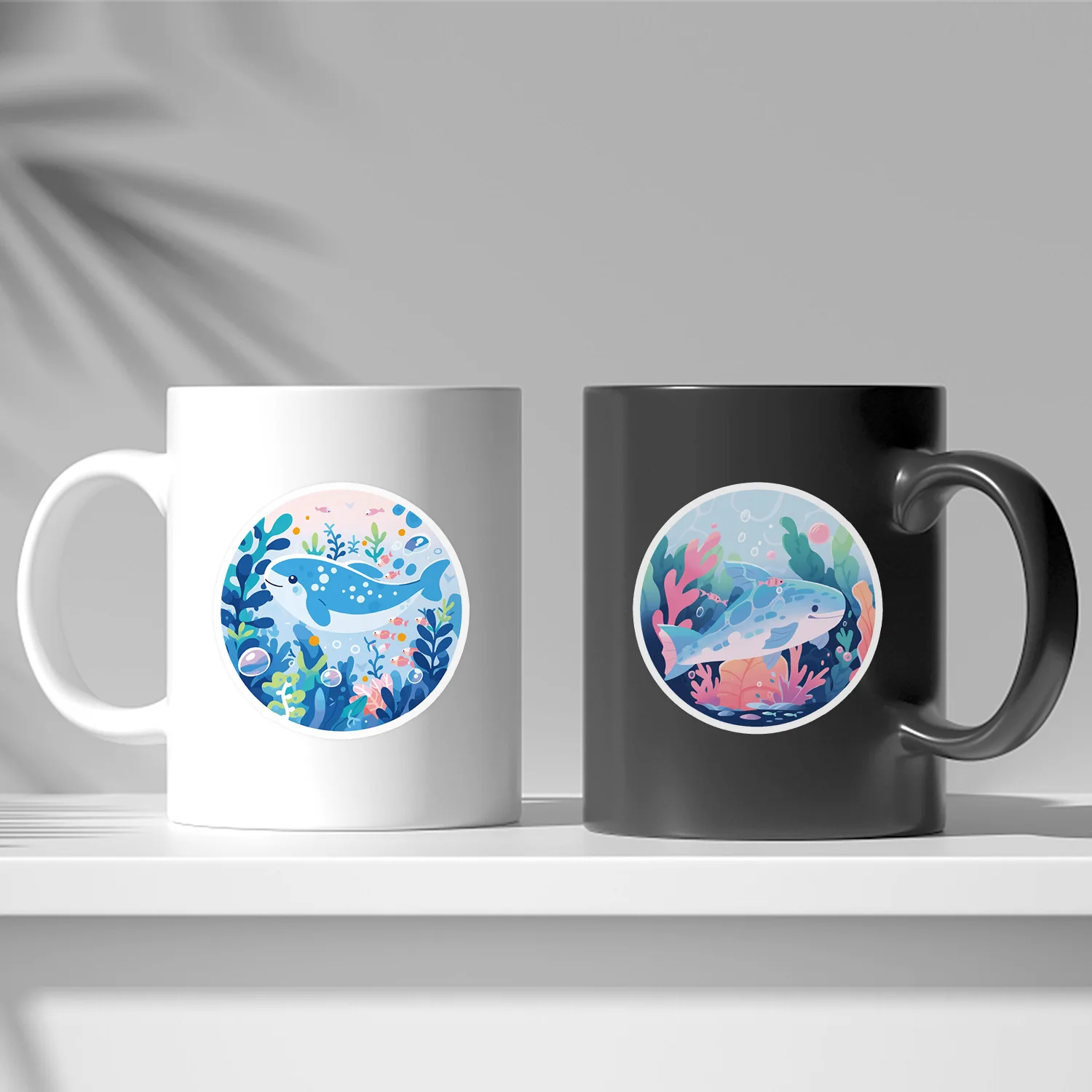 10/30/50Pcs Cartoon Ozean Serie Graffiti Aufkleber DIY Gitarre Telefon Wasser Tasse Laptop Koffer Skateboard Wasserdichte Aufkleber