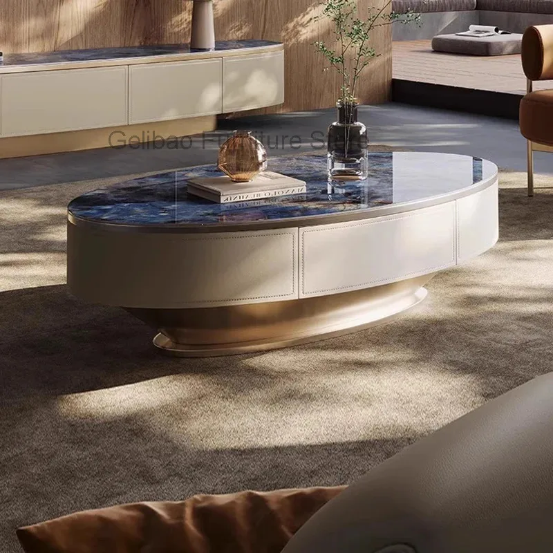 

Luxury Italian Side Table Minimalist Space Saving Minimalist Antique Coffee Table Storage Computer Couchtisch Salon Furniture