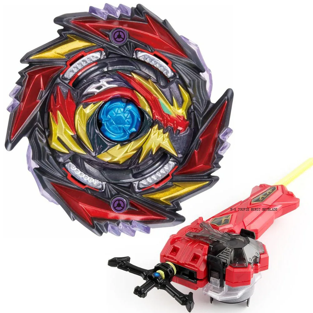 B-X TOUPIE BURST BEYBLADE ripcord launcher Burst SuperKing B-175 Lucifer The End.Kou.Dr b175 new Launcher view 3