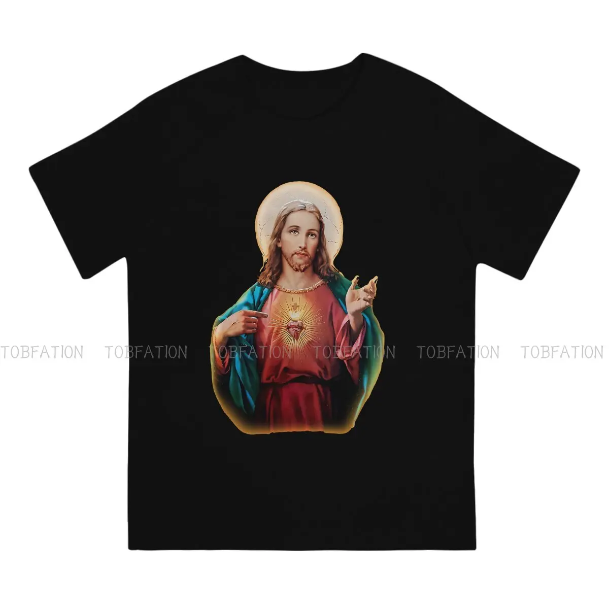 Jesus Christ Saviour Graphic TShirt Christianity Style Streetwear Casual T Shirt Male Tee Special Gift Clothes