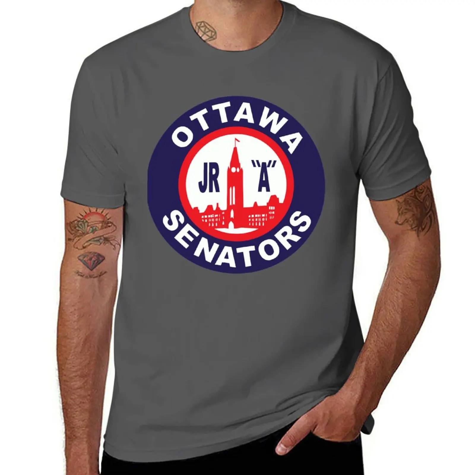 

Ottawa Jr Senators T-Shirt Soft Lightweight Cotton T-Shirt