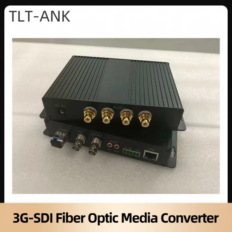 Transmetteur et récepteur de convertisseurs de média optique à Fiber optique vidéo/Audio/Ethernet 3G-SDI pour CCTV SDI,LC