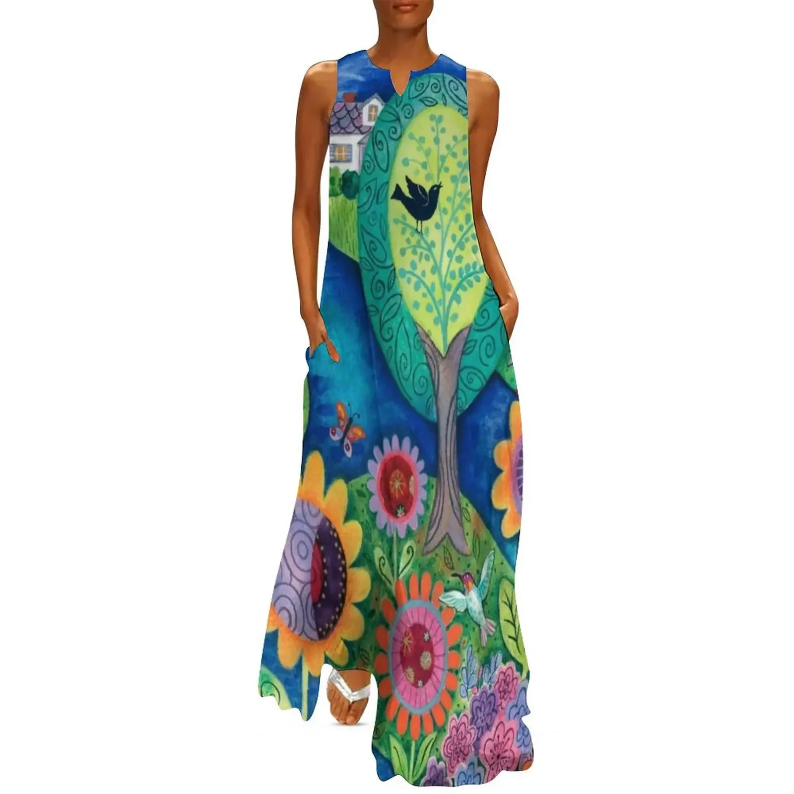 

Summer Garden Long Dress Woman clothing Clothing female Dress woman summer dresses womens 2025 Dress