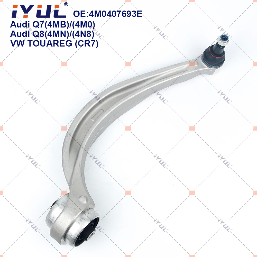 Front Lower Suspension Control Arm Curve For Audi Q7 4MB 4MG Q8 4MN A8 4N8 VW TOUAREG CR7 4M0407693E 4M0407694E