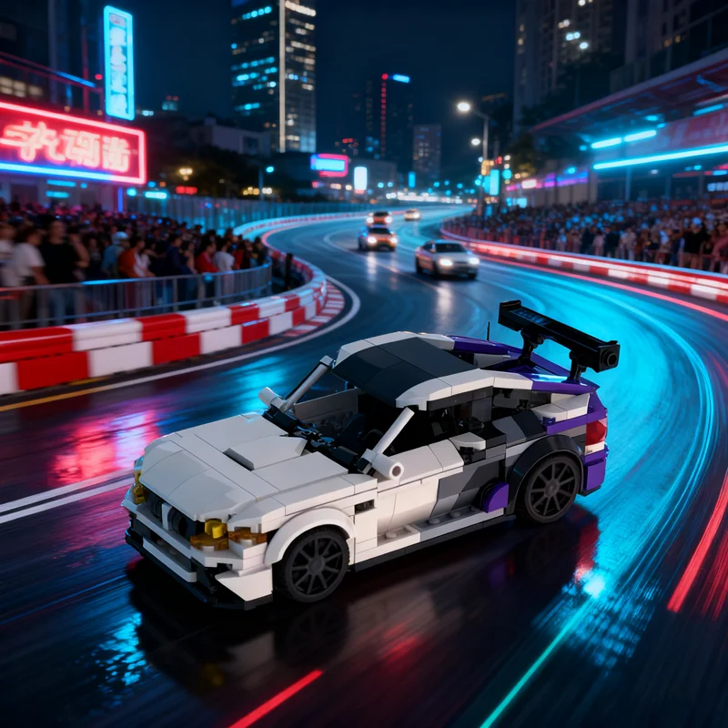 

446pcs MOC Sports Car M4 F82 S55 Spec Racing Series Model Building Blocks Construction Kit Assembly Collector Display Toy Gift