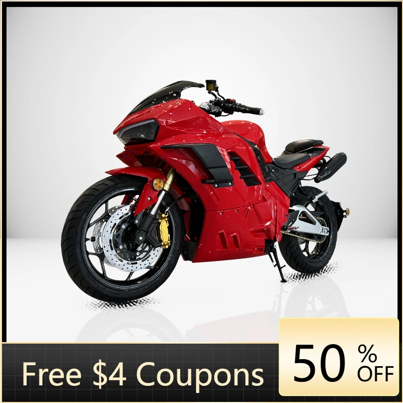 

Rs 5000W high-speed off-road racing motorcycle with 72V fast charging function and a top speed of 130 km/h