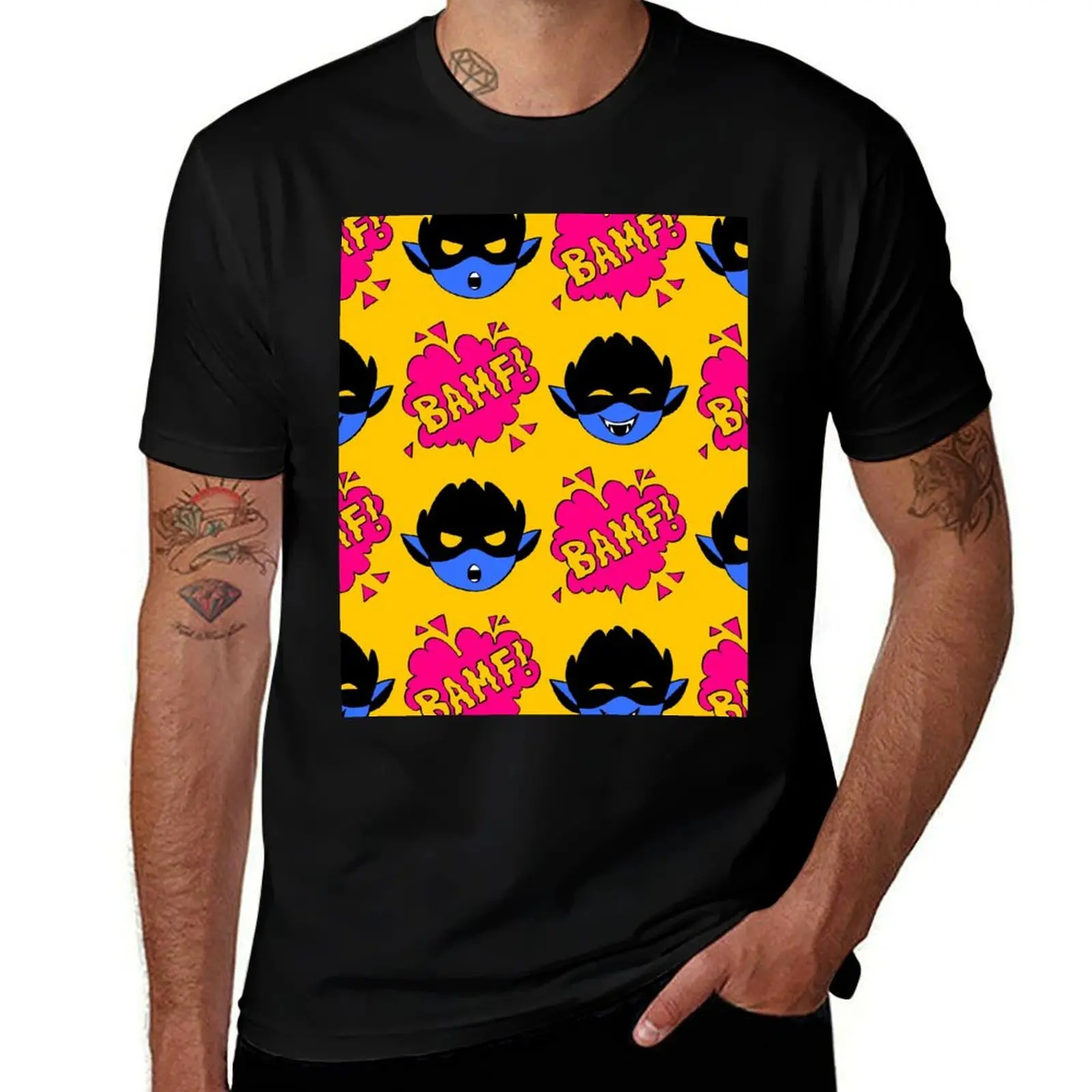 

BAMFS pattern T-Shirt printed t shirts for man t shirts for man graphic cars