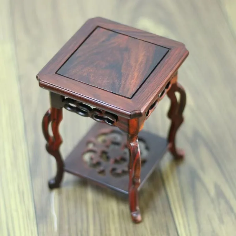 Big Red Sour Branch Bogu Rack Small Solid Wood Ornament Tea Set Teapot Display Rack Storage