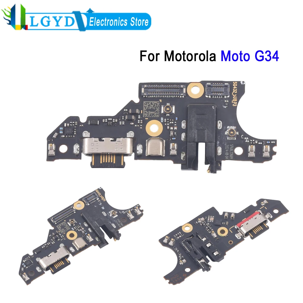 

Charging Port Board For Motorola Moto G34 5G, XT2363 Phone USB Power Charging Board Repair Replacement Spare Part