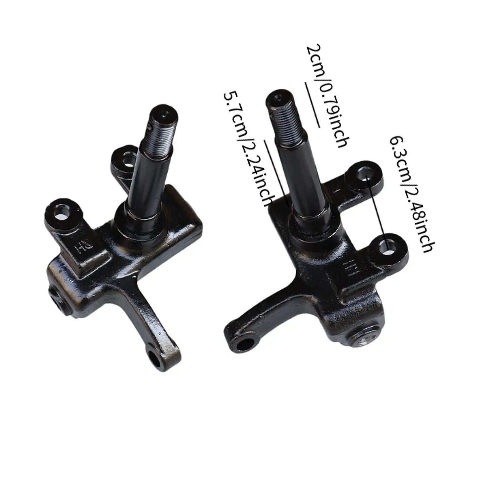 

2x Steering Left Right Spindles Universal Easy to Use Sturdy Portable Sand Buggy Replacement Parts for Quad Bike Kart ATV