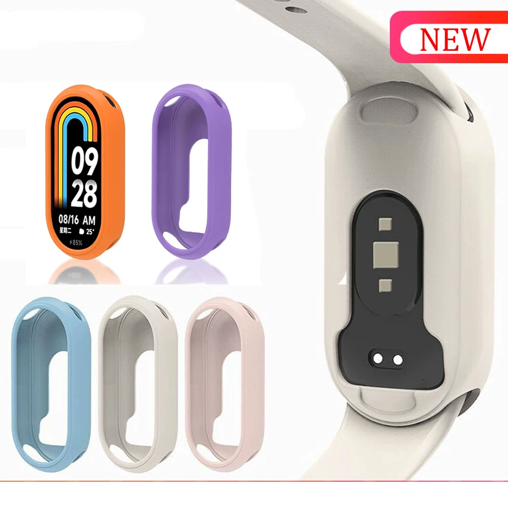 Cover for Xiaomi mi band 8 9 Case miband 8 Strap accessories soft silicone Protective screen protector bracelet mi band 8 9 NFC