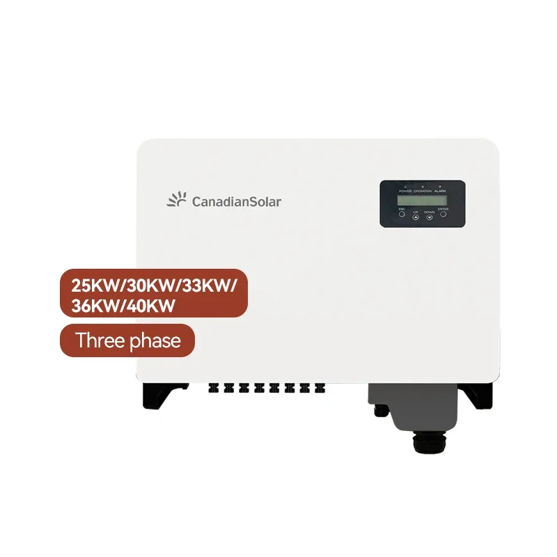 Canadian Sola 35kw Solar Inverter 30kw 35 Kw 40kw On Grid Solar Inverter For 35kw Solar Panel System