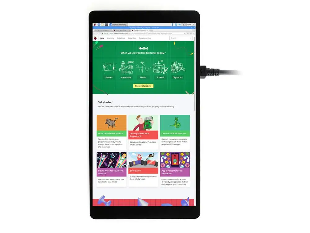 Waveshare 5.5inch HDMI AMOLED Display 1080*1920 Capacitive Touch Screen Toughened Glass Cover Raspberry Pi Jetson Nano Window10