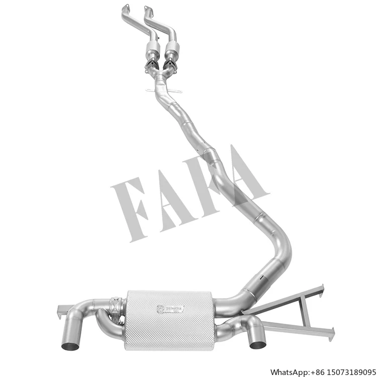 

For M3 E46 3.2L Exhaust System in the Middle and Rear Section of the Enhanced Sound Effect Cat Back Exhaust Pipe
