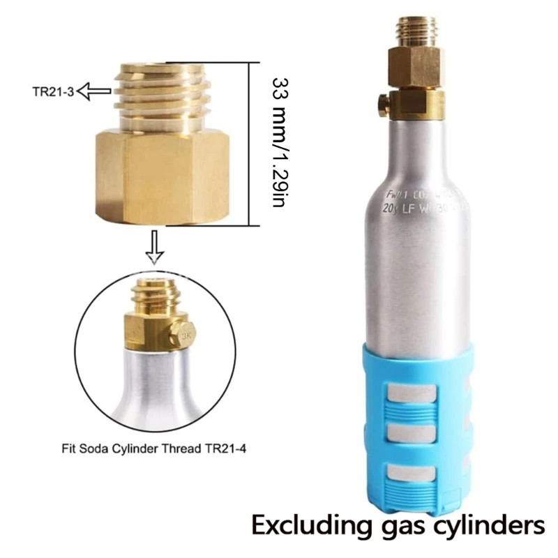Metal Drink Dispenser Adapter Easy Installation Water Bottle Adapter Easy to Use Adapter TR21-4 to TR21-3 Connectors A6HB