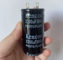 1 condensador de flash fotográfico 360v 2200uf 35*70mm