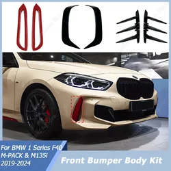 Carbon Look Car ABS Plastic Body Kit Spoiler przedniego/tylnego zderzaka do BMW serii 1 F40 M-PACK & M135i 2019-2024 Osłona noża wiatrowego