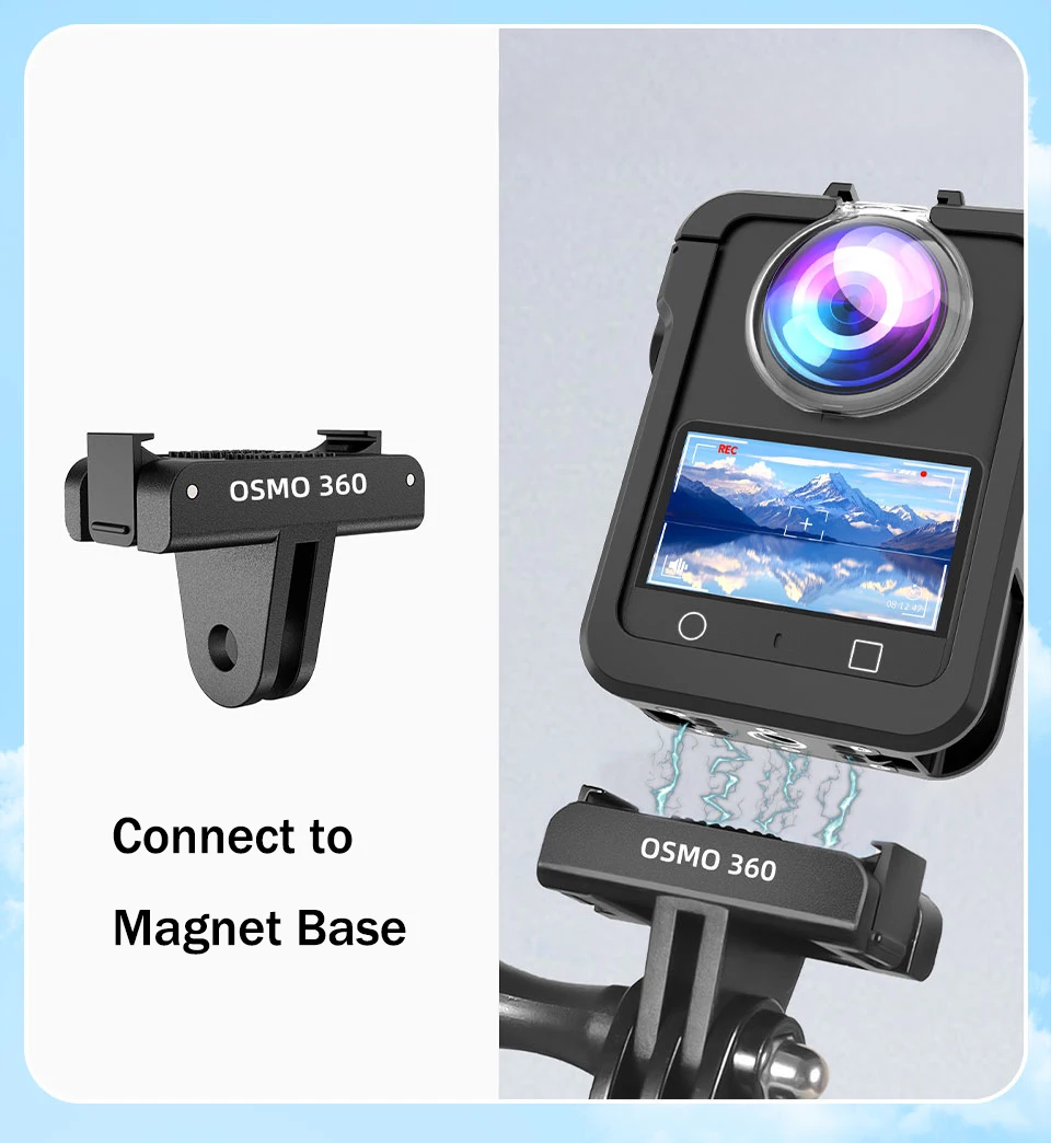 Für DJI OSMO 360 Kamera Zubehör Schutzhülle Rahmen Standard Gehäuse Hard Shell Protector Verbinden Magnet Für Dji OSMO 360 – Detail 11