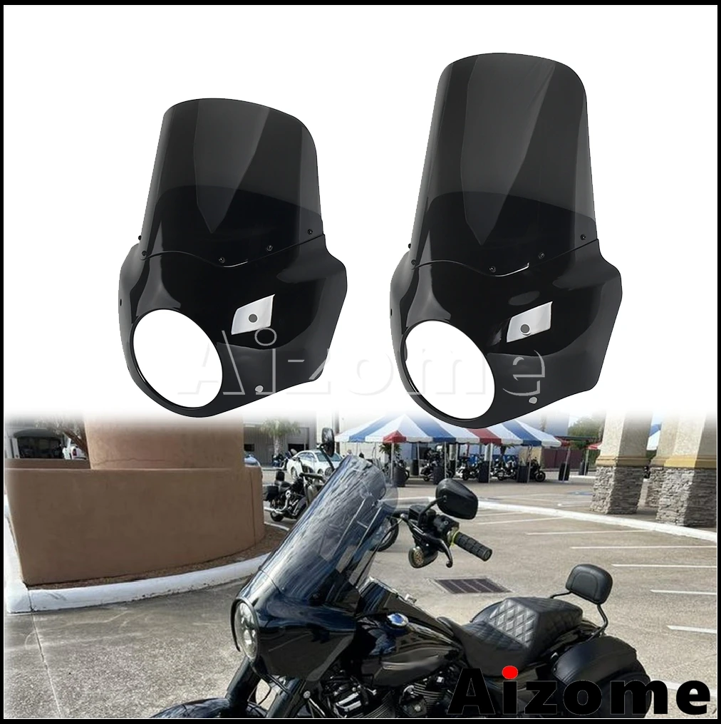 

For Harley Touring Road King FLHR 1994-2023 Special FLHRXS 2017-2025 Club Style Front Headlight Fairing Motorcycle Windshield