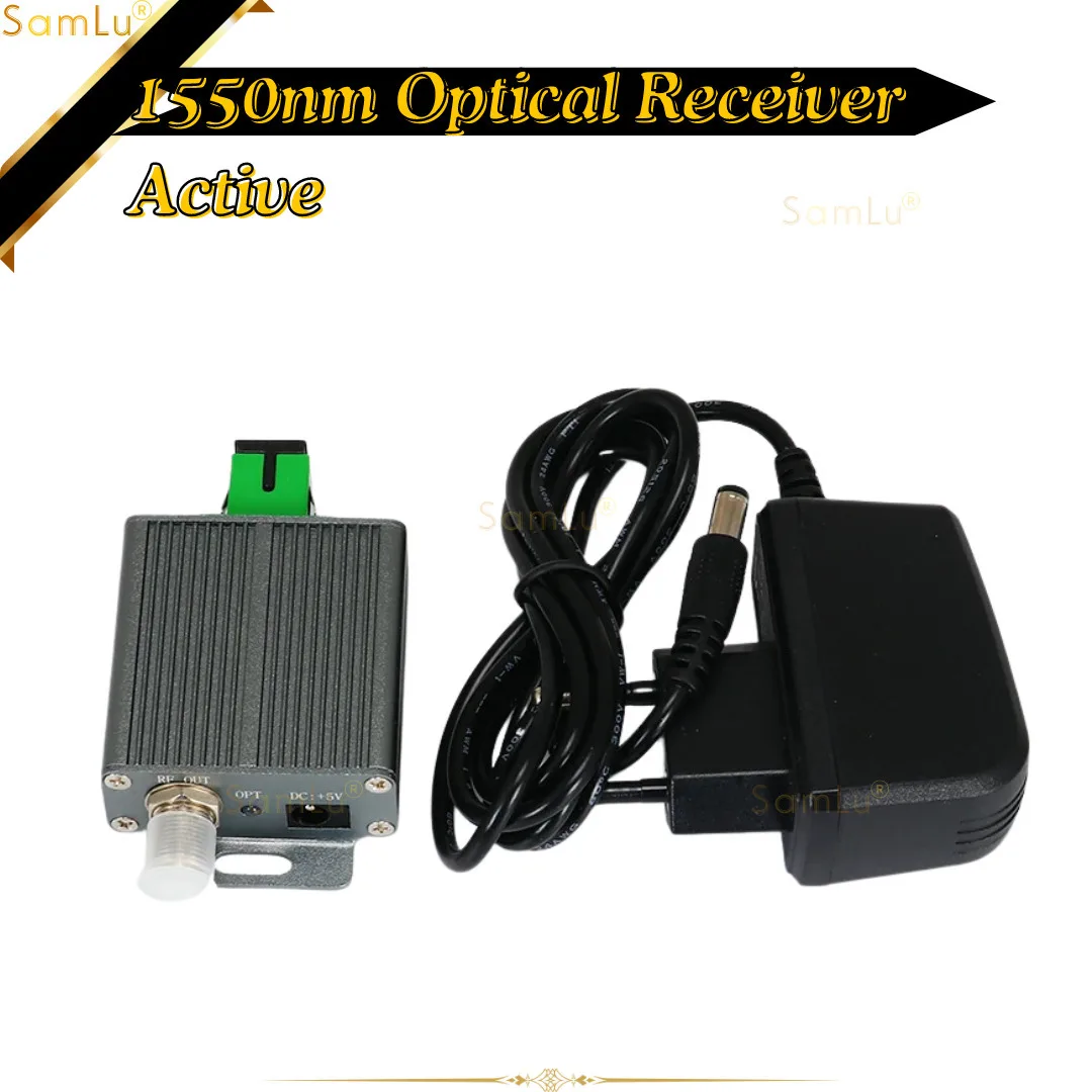 

1550nm Optical Receiver Active FTTH Fibre Optic Receiver, Fibre to RF, Satellite Cable TV Transmitter