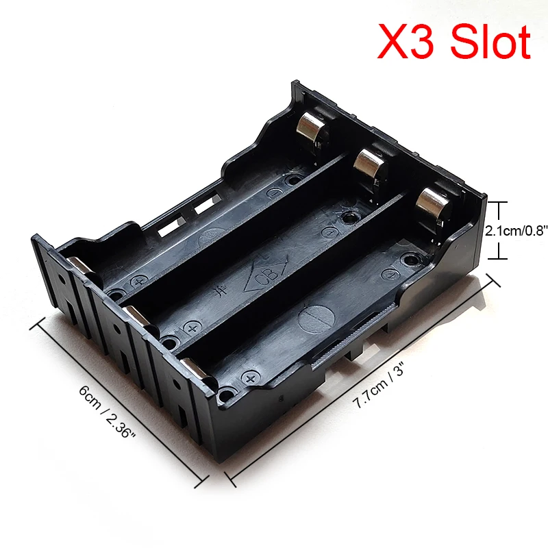 DIY ABS 18650 Power Bank Gevallen 1X2X3X4X18650 Batterij Houder Opbergdoos Case 1 2 3 4 Slot Batterijen Container Met Harde Pin