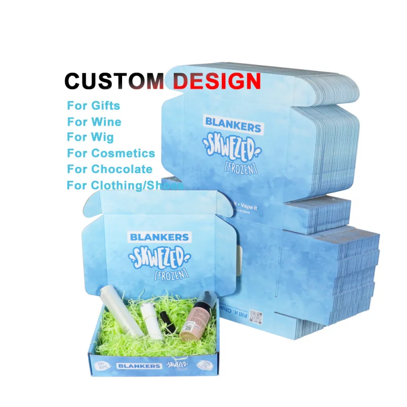 Custom manufacturing shipping cardboard box reusable manufacturing shipping boxes gift luxury clothing packaging box