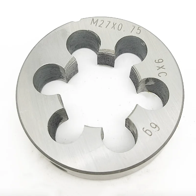 1PCS Non-adjustable Round Die Alloy Steel M35M36M37M38M39M40M41M42M43M44M45M46M47 X1 1.5 1.25 2 2.5 3 2 4 Screw Threading  Dies