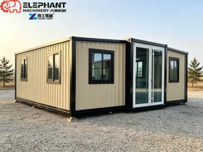 40ft 20ft Folding Expandable Prefabricated Container House Solar Power Farm House Living Room Hotel
