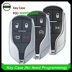 DIYKEY Inteligentny pilot zdalnego sterowania z 4 przyciskami do Maserati Ghibli Quattroporte Levante 2012-2019 FCC: M3N 7393490