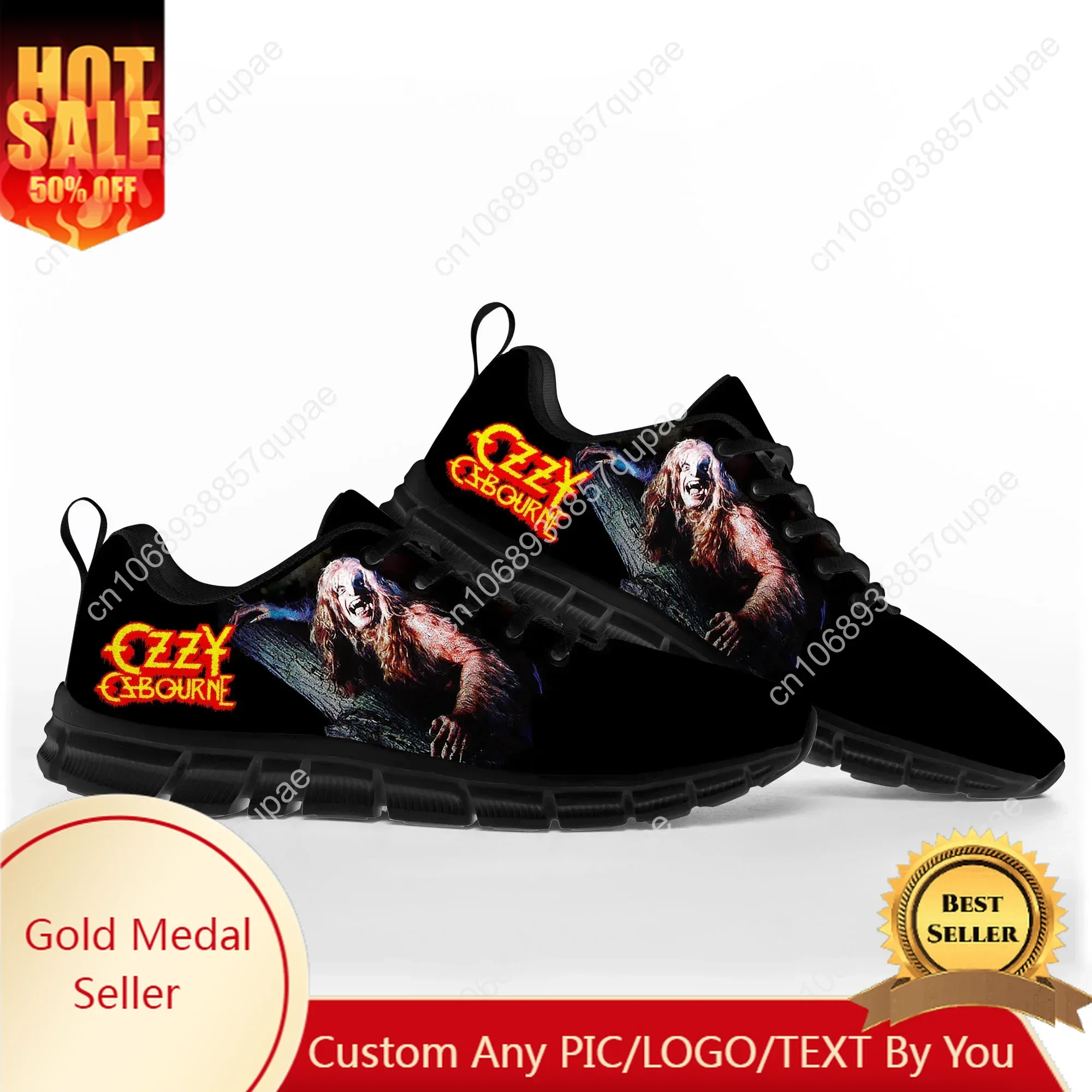 

Ozzy Metal Rock Singer Osbourne Sports Shoes Mens Womens Teenager Sneakers Casual Custom High Quality Couple Shoes