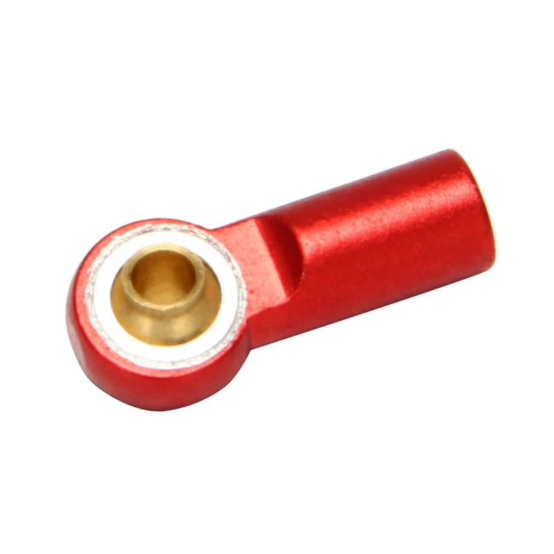 FBIL-30Pcs M3 Ball Joint Link Bar Rod Seals Ball Head Tie Rod End For 1/10 RC Truck Car Truck Buggy Red