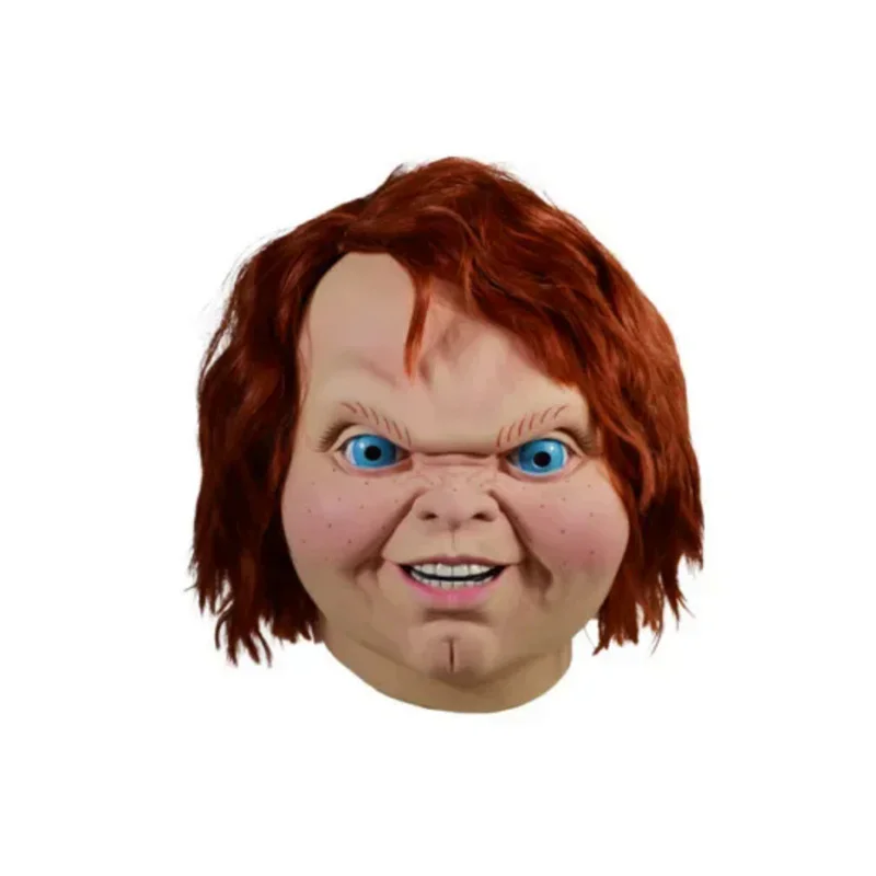 Maska lalki duch Chucky maskuje Halloween przerażający Horror bal przebierańców Cosplay Masque Mascaras De Latex Realista