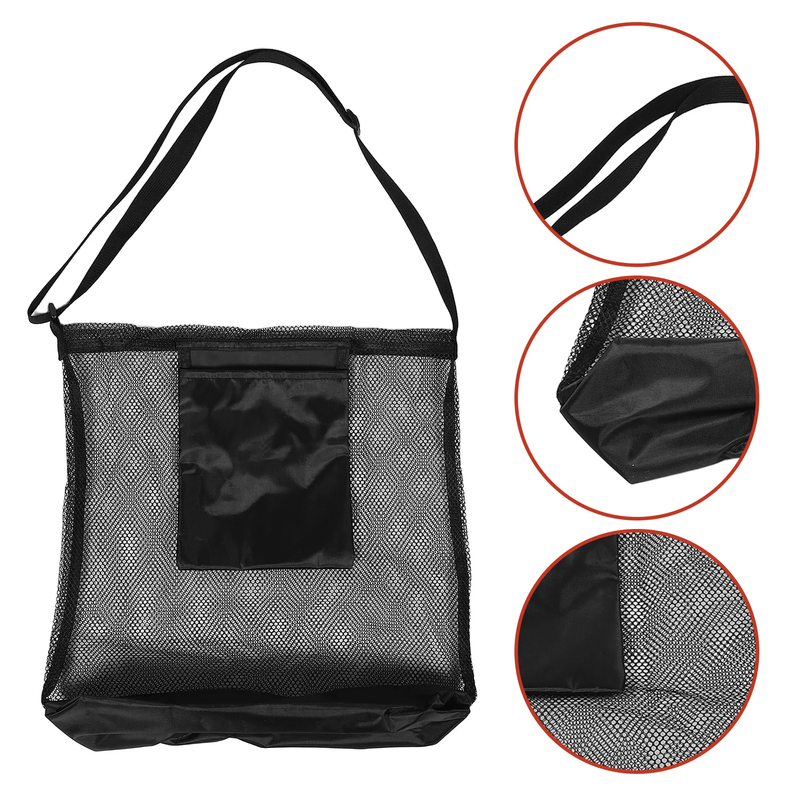 

2pcs Fruit Picking Net Bag Lightweight Mesh Foraging Bag Adjustable Strap Large Capacity Harvest Pouch For Mushroom Garden