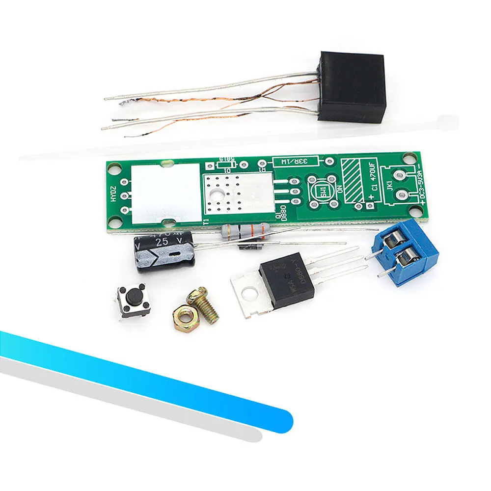 DC 3-5V High Voltage Generator Arc Igniter Lighter Kit Module Arc Generator Boost Transformer Electronic Production DIY Kit