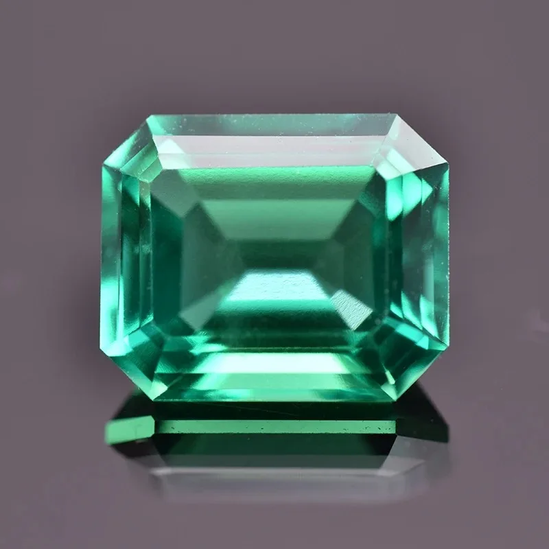 

New Lab Grown Stone Emerald Cut Columbia Emeralds Gemstone for DIY Advanced Jewelry Making Materials Selectable AGL Certificate