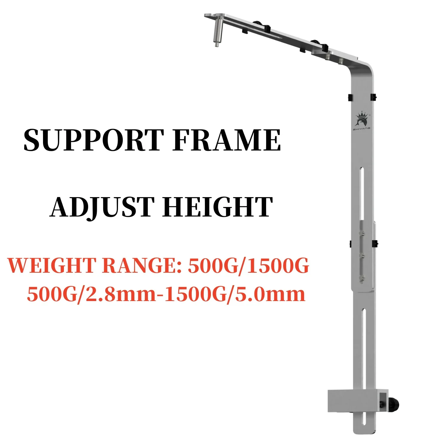 2.8\5.0mm Chickness Clip-on Fish Tank Lamp Holder Aluminum Alloy Rust-proof Light Bracket Aquarium Chandelier Hanging Rack - Image 4